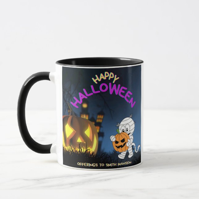 mummy kitten, mummy kitty mug (Left)
