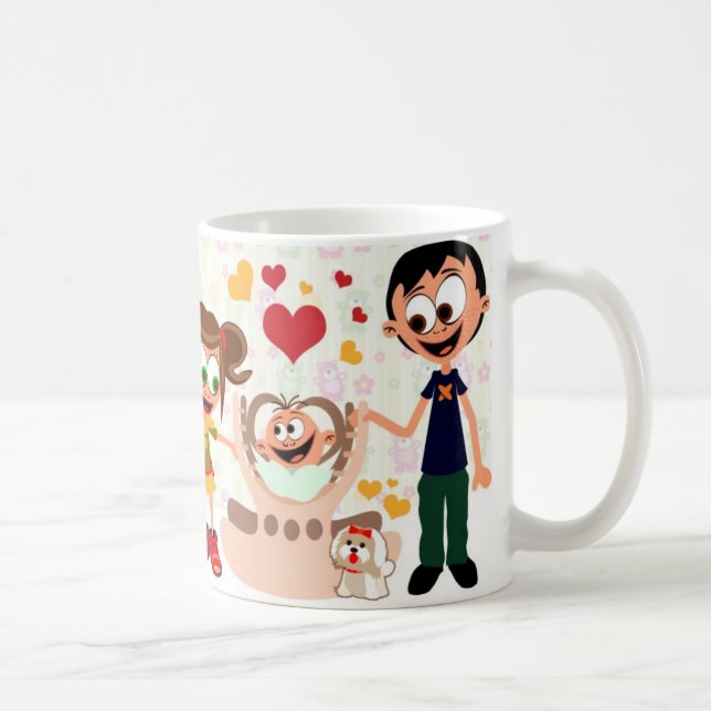 Mummy Loves Baby (Mama Voli Bebu) Mug 01 (Right)
