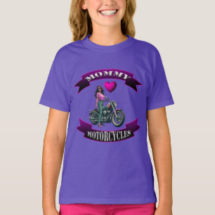 Mummy Loves Motorcycles T-Shirt