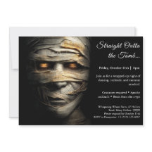 Mummy Madness | Halloween Costume Party Invitation