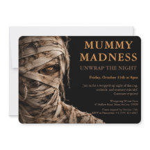 Mummy Madness | Halloween Costume Party Invitation