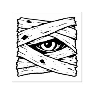 Mummy Madness | Halloween Costume Party Self-inking Stamp