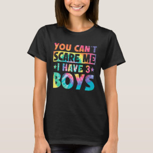 Mummy Mama I Have Three Boys Mother s Day Mum Tie T-Shirt