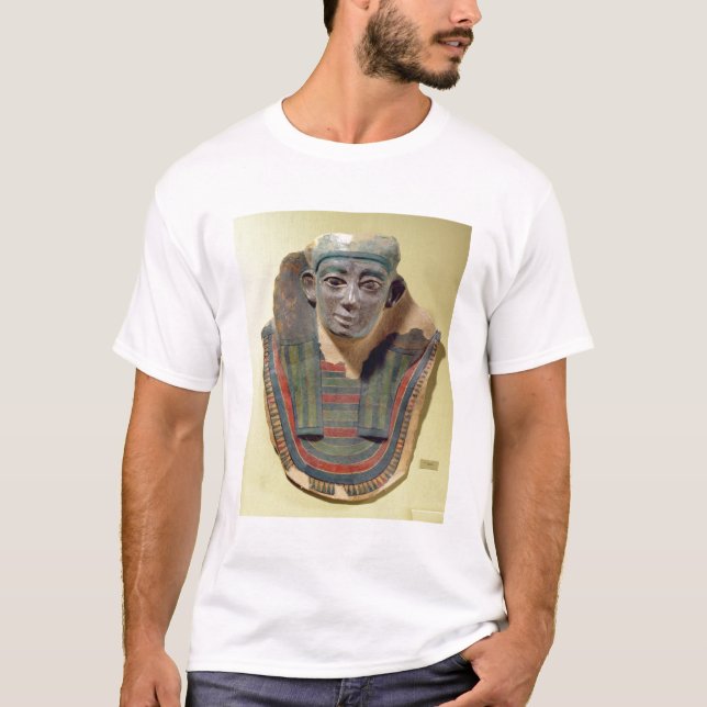 Mummy mask, from Mirgissa (stuccoed and painted pl T-Shirt (Front)
