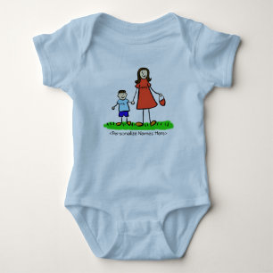 Mummy & Me Boy - Brunettte Mother & Son Shirts