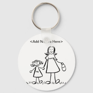 Mummy & Me Keychain (Customise Names Option)