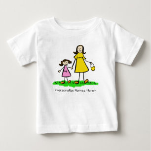 Mummy & Me - Mother and Daughter Brunette Shirt