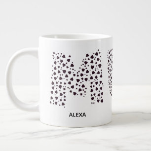 Mummy Modern Kids name Mum Large Coffee Mug