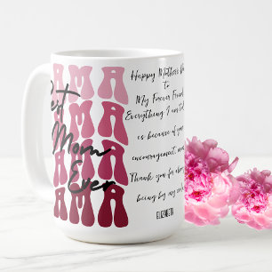 Mummy Modern Mum Custom Message Mother's Day Gift Coffee Mug