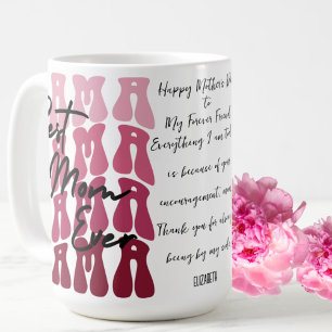 Mummy Modern Mum Custom Message Mother's Day Gift Coffee Mug