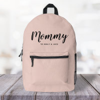 Mummy | Modern Mum Kids Names Blush Pink
