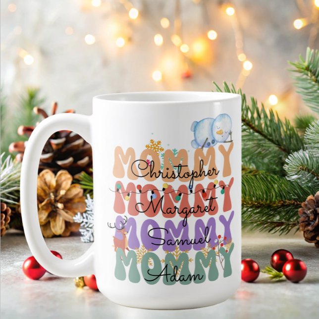 Mummy Modern Mum Kids Names holidays   Coffee Mug (Creator Uploaded)