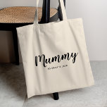 Mummy | Modern Mum Kids Names Mother's Day Tote Bag<br><div class="desc">Simply,  stylish "Mummy" custom design in modern minimalist typography which can easily be personalised with kids names or your own special message. The perfect unique gift for a new mum,  mother's day,  mum's birthday or just because!</div>
