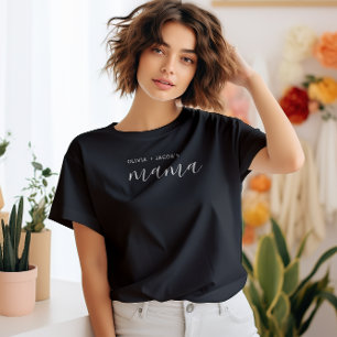 Mummy   Modern Mum Kids Names Mother's Day Tri-Blend Shirt