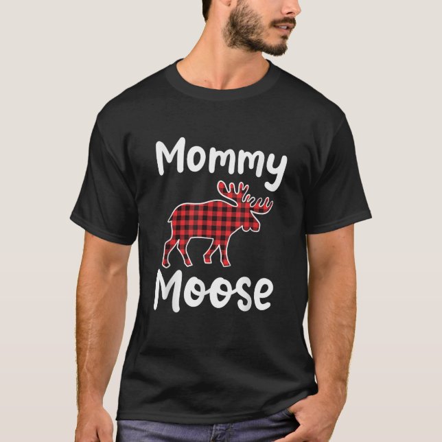 Mummy Moose Matching Family Merry Xmas in July Wom T-Shirt (Front)