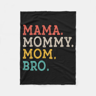 Mummy Mum Bro - Mothers Day  Fleece Blanket