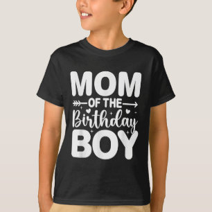 Mummy Mum Of The Birthday Boy Kid Family Matching T-Shirt