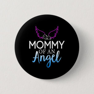 Mummy Of An Angel Sids Awareness Month 6 Cm Round Badge