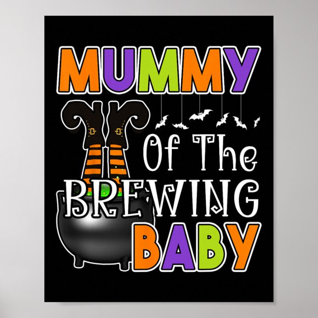 Mummy of Brewing Baby Costume Halloween Poster (Front)