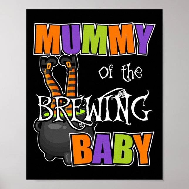 Mummy of Brewing Baby  Halloween Costumes Poster (Front)