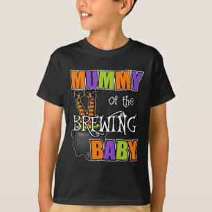 Mummy of Brewing Baby Halloween Costumes T-Shirt