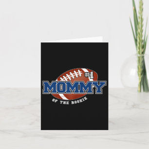 Mummy Of Rookie 1st Birthday Football Theme Matchi Card