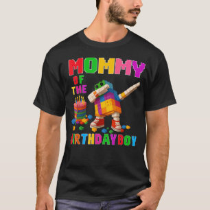 Mummy Of The Birthday Boy Building Bricks Family T-Shirt