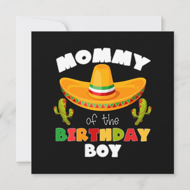 Mummy Of The Birthday Boy Cinco de Mayo (Front)