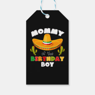 Mummy Of The Birthday Boy Cinco de Mayo Gift Tags