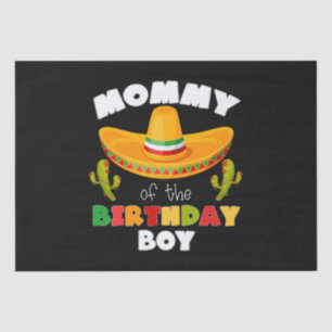 Mummy Of The Birthday Boy Cinco de Mayo Tissue Paper