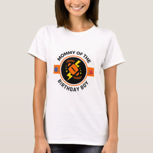 Mummy Of The Birthday Boy Football Party T-Shirt