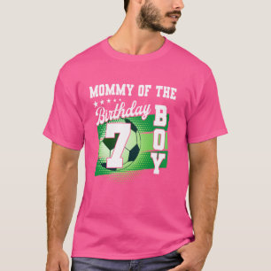 Mummy Of The Birthday Boy Its My 7th Birthday Boys T-Shirt