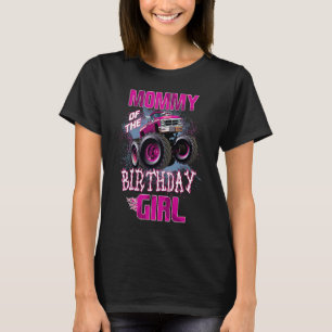 Mummy of The Birthday Girl  Monster Truck Mama 1st T-Shirt