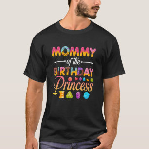 Mummy Of The Birthday Princess Doughnut Birthday G T-Shirt