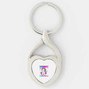 Mummy of the Birthday Princess Girl Flossing Unico Key Ring