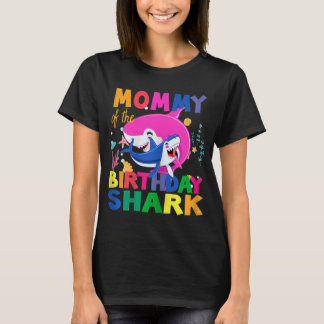 Mummy of the Birthday Shark birthday T-Shirt