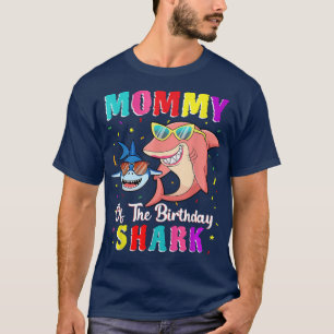 Mummy Of The Shark Birthday Family Matching Birthd T-Shirt