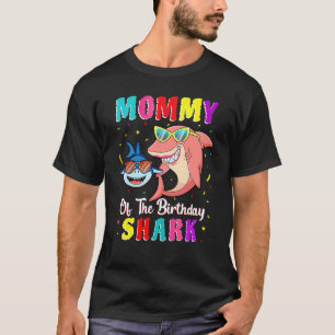Mummy Of The Shark Birthday Family Matching Birthd T-Shirt