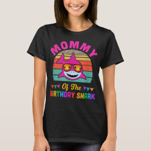 Mummy Of The Shark Birthday Mum Matching Family T-Shirt