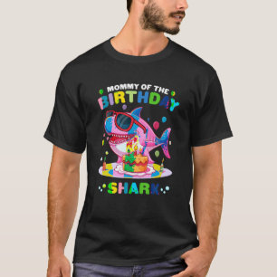 Mummy of the Shark Birthday Mum Matching Family T  T-Shirt