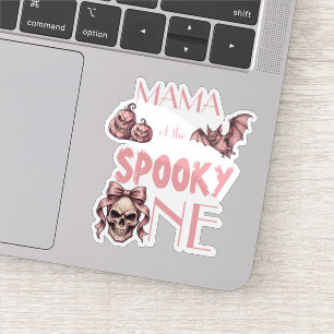 Mummy of the Spooky One Pinkoween Skull & Bat