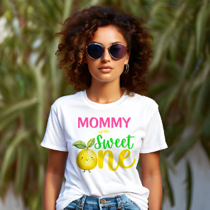 Mummy of the Sweet one pink lemonade party T-Shirt