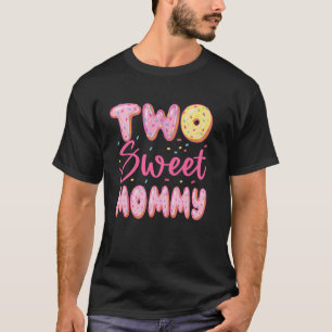 Mummy Of The Two Sweet 2nd Birthday Doughnut Girl T-Shirt