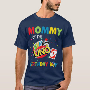 Mummy Of The Uno Birthday Boy Uno Birthday Boy  gi T-Shirt
