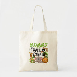 Mummy Of The Wild One Birthday 1St Safari Jungle F Tote Bag