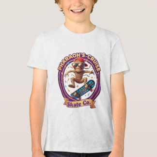 MUMMY ON A SKATEBOARD Tri-Blend SHIRT