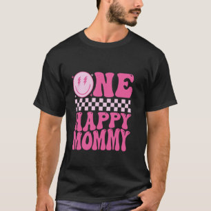 Mummy One Happy 1st Birthday Girl Theme Family Mat T-Shirt