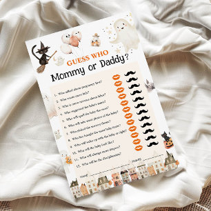 Mummy or Daddy, Halloween Guest Who Game