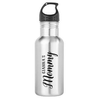 Mummy Personalised Stainless Steel Water Bottle