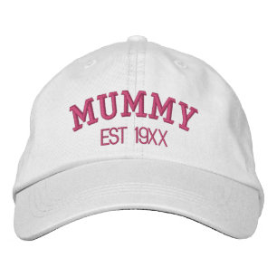 Mummy Personalized Mother's Day Gift Custom Text Embroidered Hat